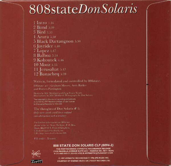 808 State - Don Solaris