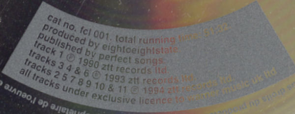 808 State - statetostate - Vol. 1 CD credits