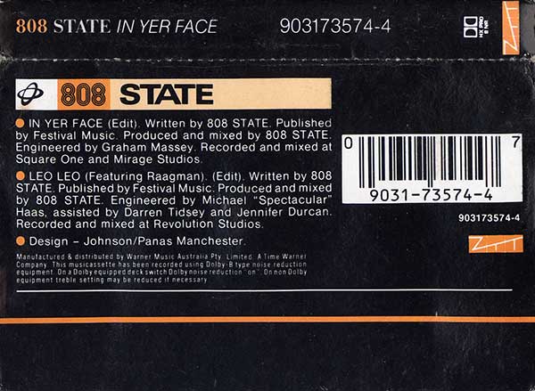808 State - In Yer Face