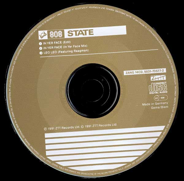 808 State - In Yer Face
