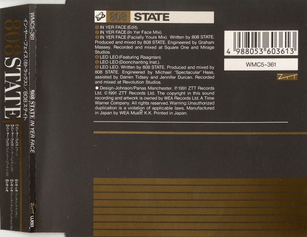808 State - In Yer Face