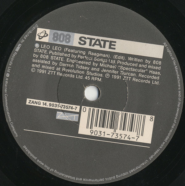 808 State - In Yer Face