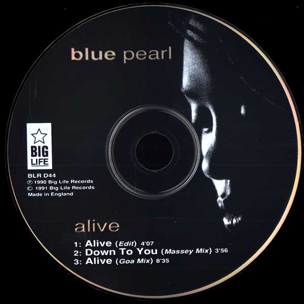 Blue Pearl - Alive - UK CD Single - CD