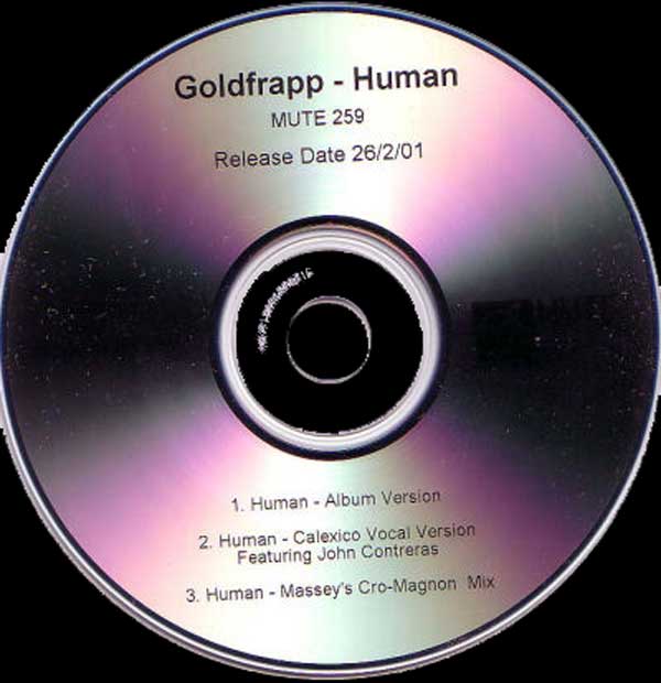 Goldfrapp - Human - UK CDR Promo Single - CDR