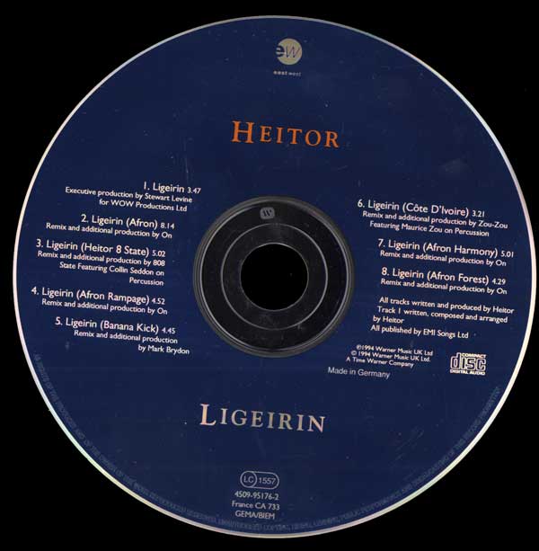 Heitor - Ligeirin - German CD Single - CD