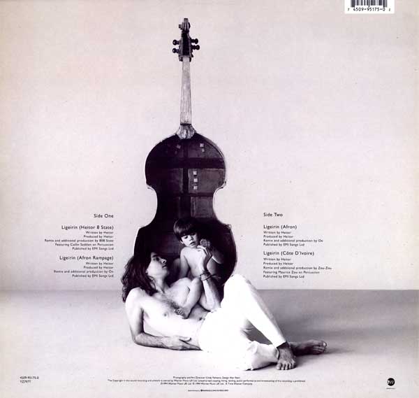 Heitor - Ligeirin - UK 12" Single - Back Cover