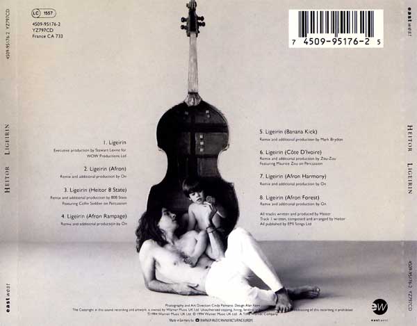 Heitor - Ligeirin - UK CD Single - Back Cover