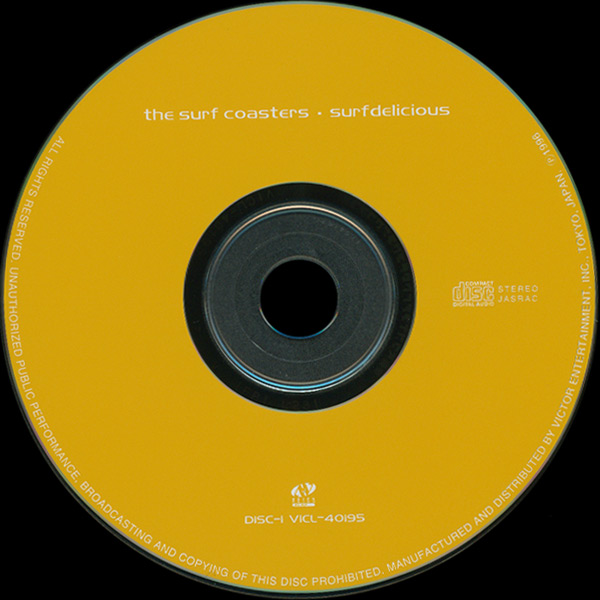 The Surf Coasters - Surfdelicious - Japanese CD - CD