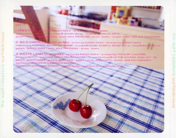 The Surf Coasters - Surfdelicious - Japanese CD - Credits