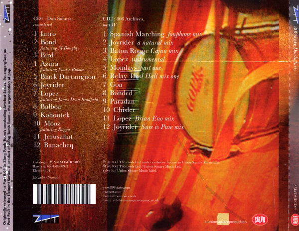 808 State - Don Solaris Element Edition