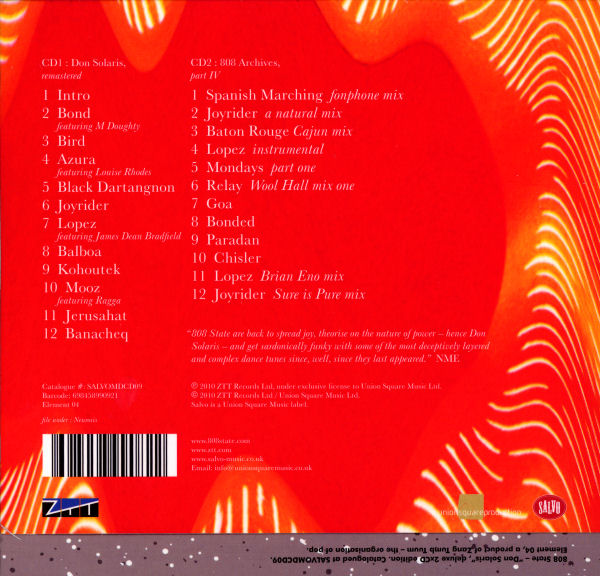 808 State - Don Solaris Element Edition