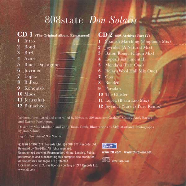 808 State - Don Solaris Deluxe Edition