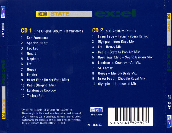 808 State - ex:el Deluxe Edition