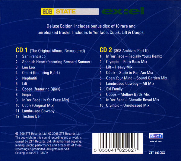 808 State - ex:el Deluxe Edition