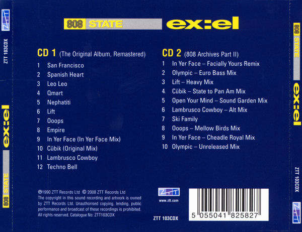 808 State - ex:el Deluxe Edition