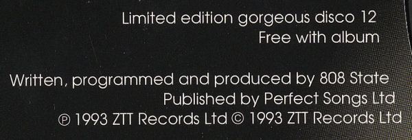 808 State - Gorgeous