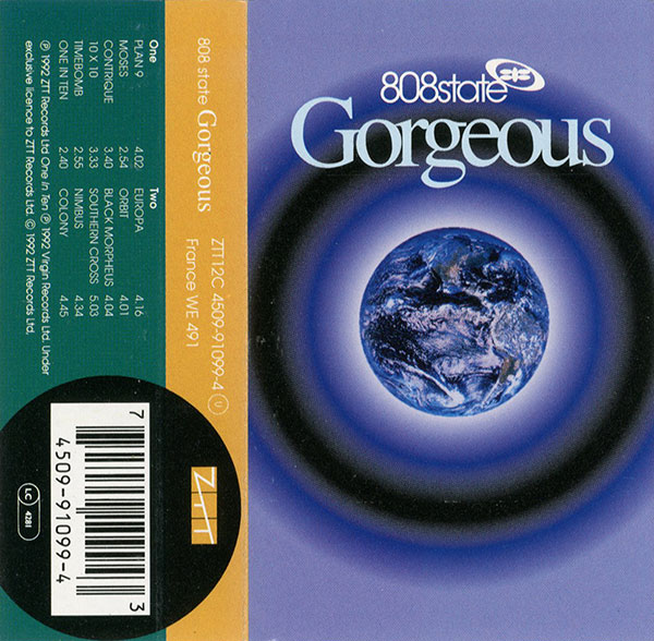 808 State - Gorgeous - Thailand Cassette - Front