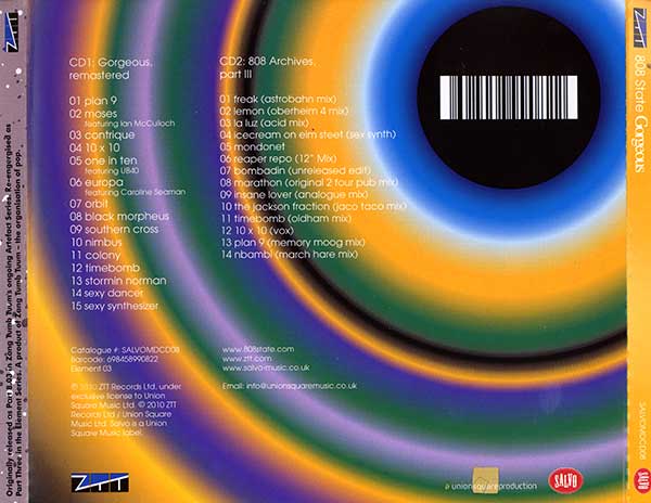 808 State - Gorgeous Element Edition