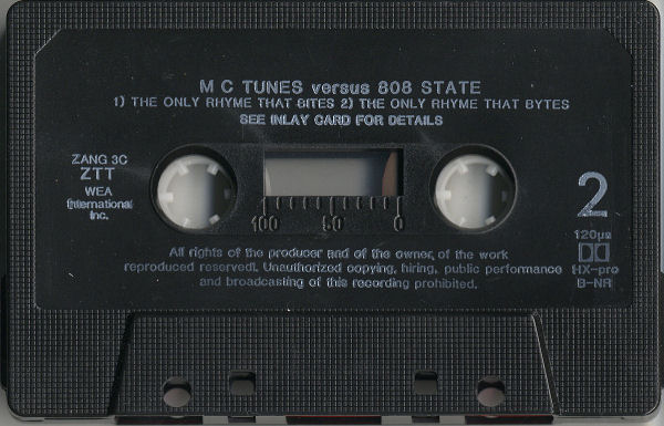 MC Tunes vs. 808 State - The Only Rhyme That Bites