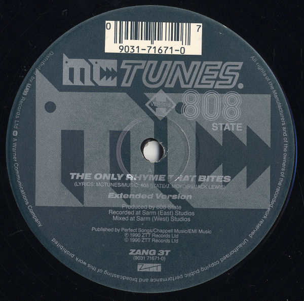 MC Tunes vs. 808 State - The Only Rhyme That Bites