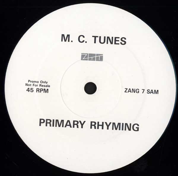 MC Tunes - Primary Rhyming - UK 12" Promo Single - Side A