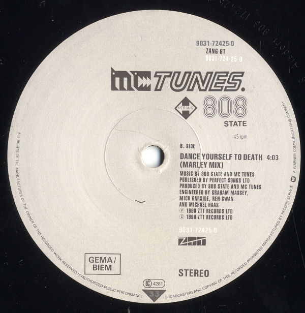 MC Tunes vs. 808 State - Tunes Splits The Atom