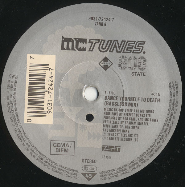 MC Tunes vs. 808 State - Tunes Splits The Atom