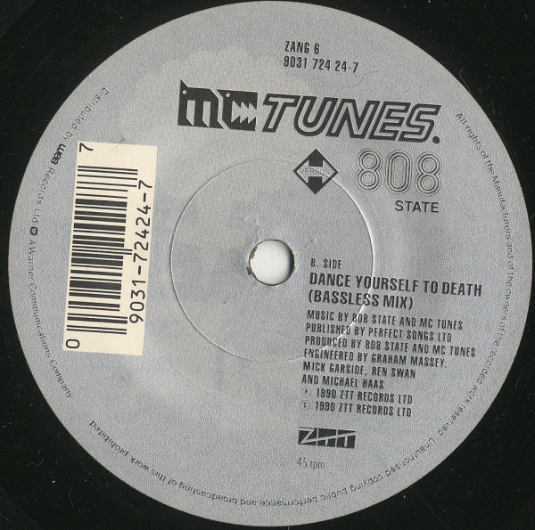 MC Tunes vs. 808 State - Tunes Splits The Atom