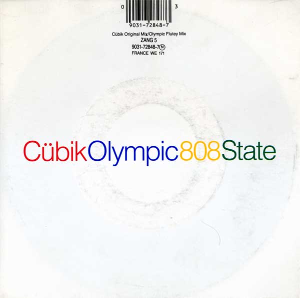 808 State - C&uuml;bik / Olympic - DE 7" Single - Front