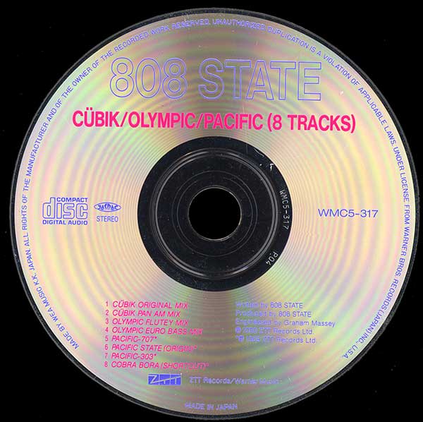 808 State - C&uuml;bik / Olympic / Pacific