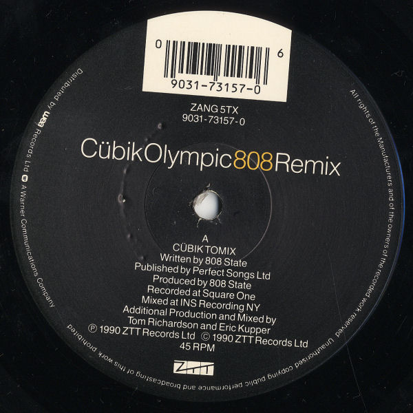 808 State - C&uuml;bik / Olympic