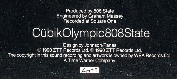 808 State - C&uuml;bik / Olympic