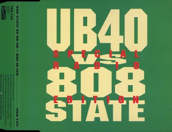 808 State vs UB40 - One In Ten