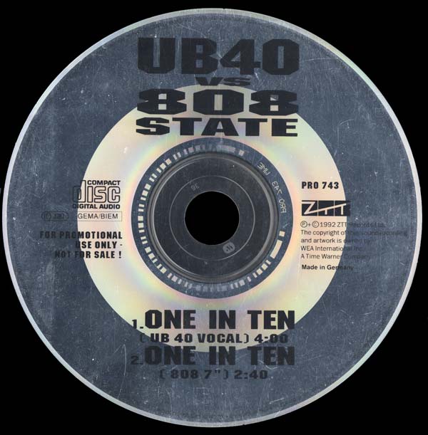 808 State vs UB40 - One In Ten