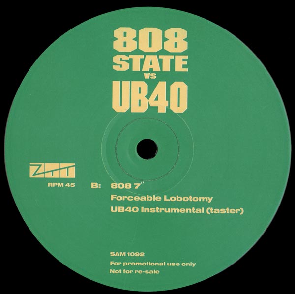 808 State vs UB40 - One In Ten