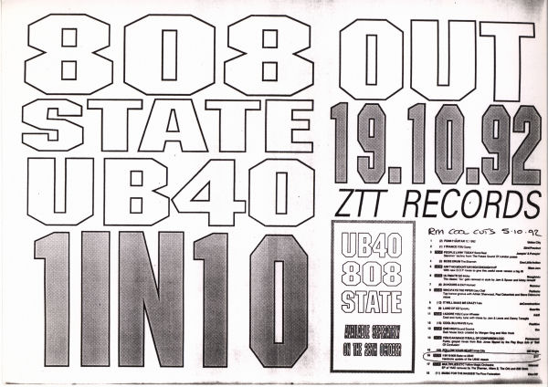 808 State vs UB40 - One In Ten