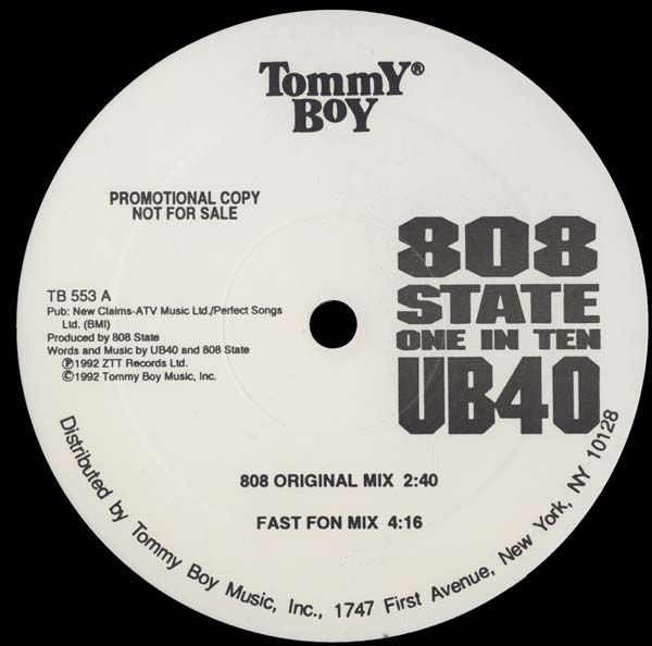 808 State vs UB40 - One In Ten