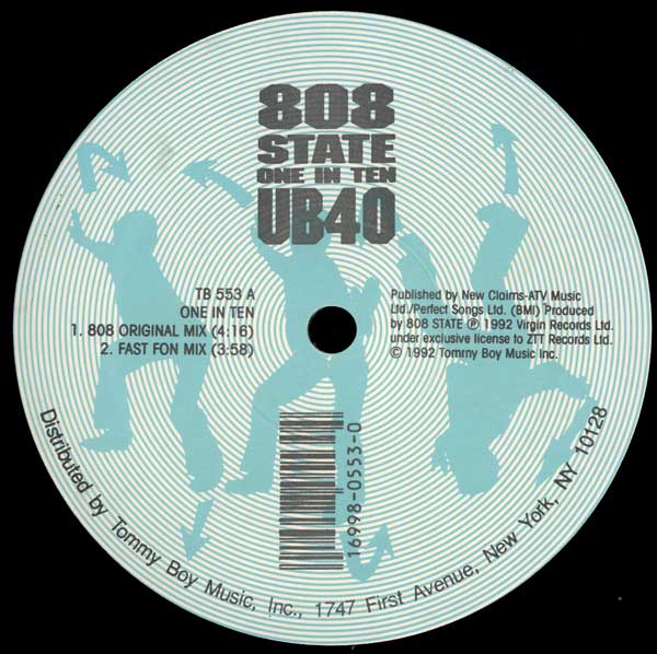 808 State vs UB40 - One In Ten