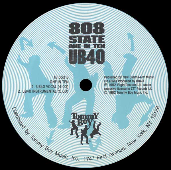 808 State vs UB40 - One In Ten