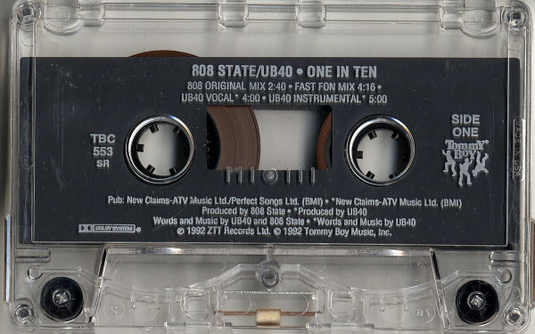 808 State vs UB40 - One In Ten