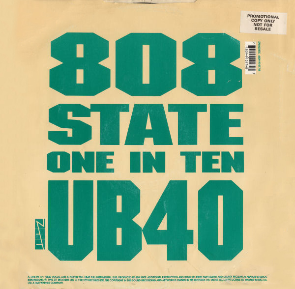 808 State vs UB40 - One In Ten