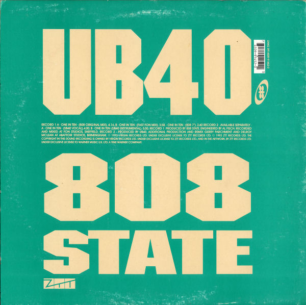 808 State vs UB40 - One In Ten