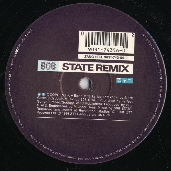 808 State featuring Björk - Ooops