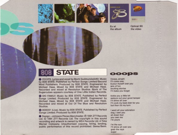 808 State featuring Björk - Ooops