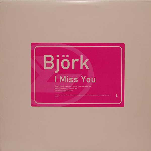 Bj&ouml;rk - I Miss You - US 12" Promo Single - Front Cover