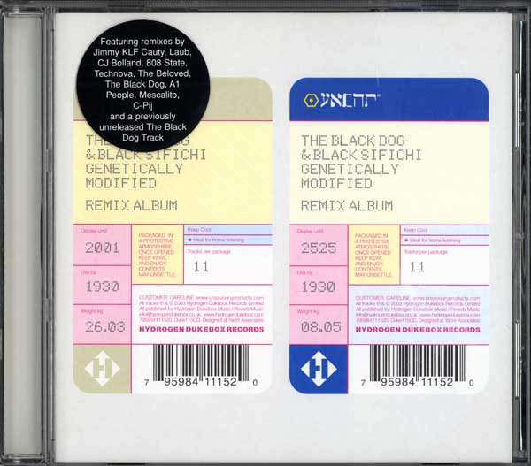 The Black Dog & Black Sifichi - Genetically Modified Remix Album - UK CD