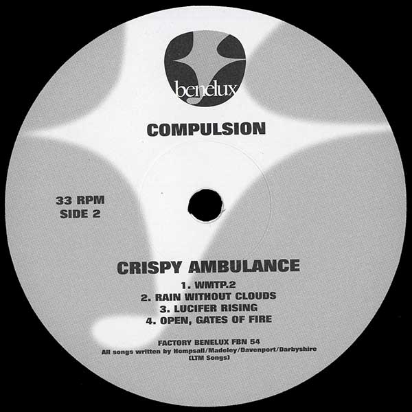 Crispy Ambulance - Compulsion - UK LP - Side B
