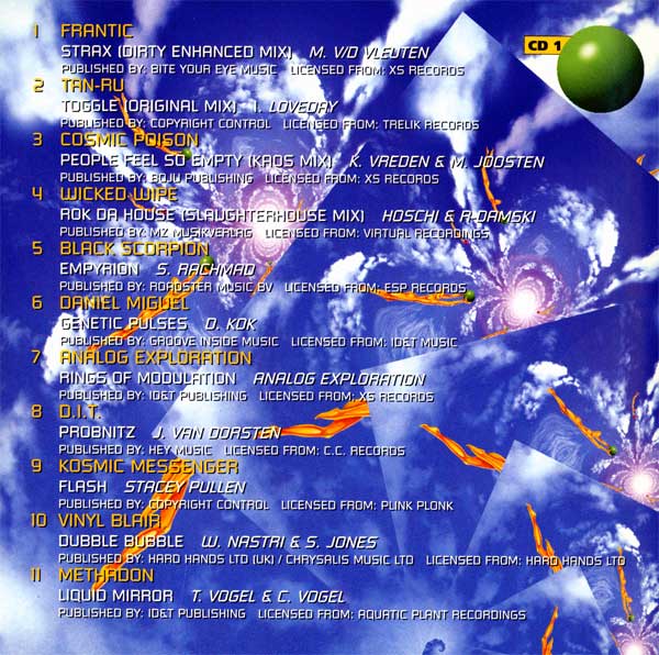 Various - Hypnotrance: The Intergalactic Trance Collection 4 - Dutch CD - Credits