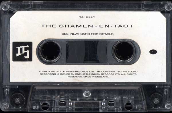 The Shamen - En-Tact - TPLP22C - UK Cassette - Cassette