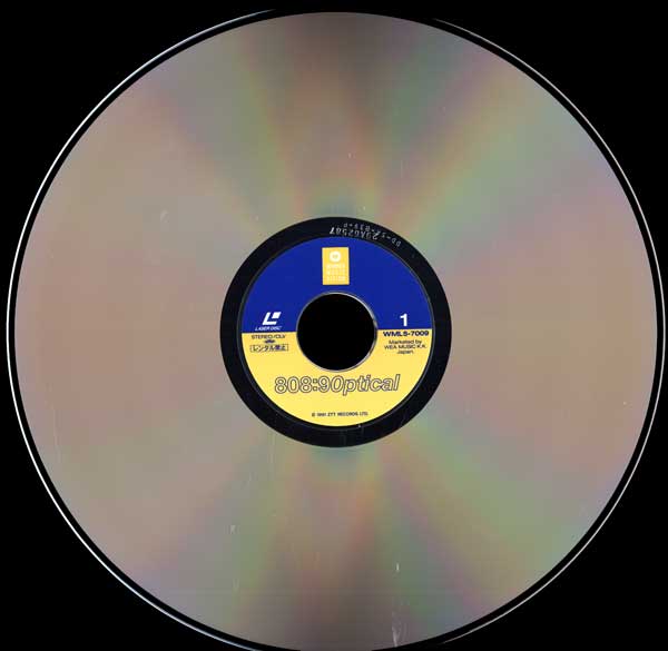 808 State - 808:9Optical - JP - Laser Disc - Disc